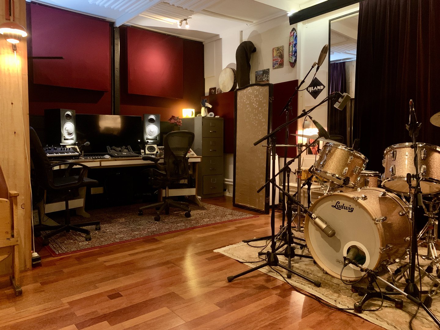 Legendary music studios with amazing atmosphere